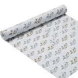 Luxury Gold & Silver Wrapping Paper Sheets | Floral Printed Wrapping Sheet for Premium Gifting & Hampers | Multiple Designs Available | Pack of 25 Sheets