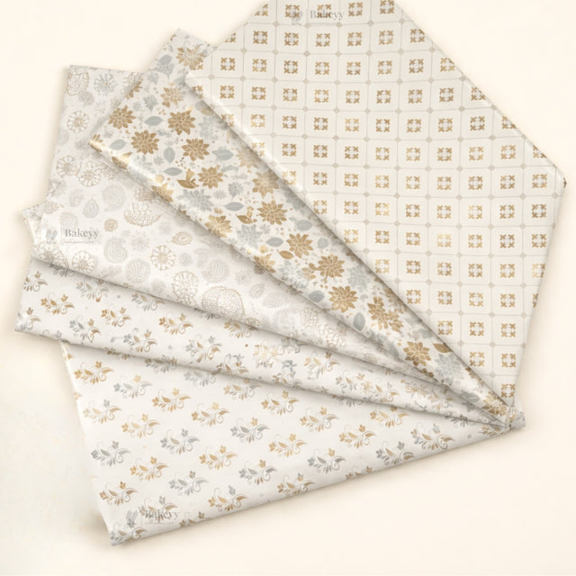 Premium Gift Wrapping Paper Sheets | Elegant Printed Wrapping Paper for Gifts & Hampers | Multiple Designs Available | Pack of 25 Sheets