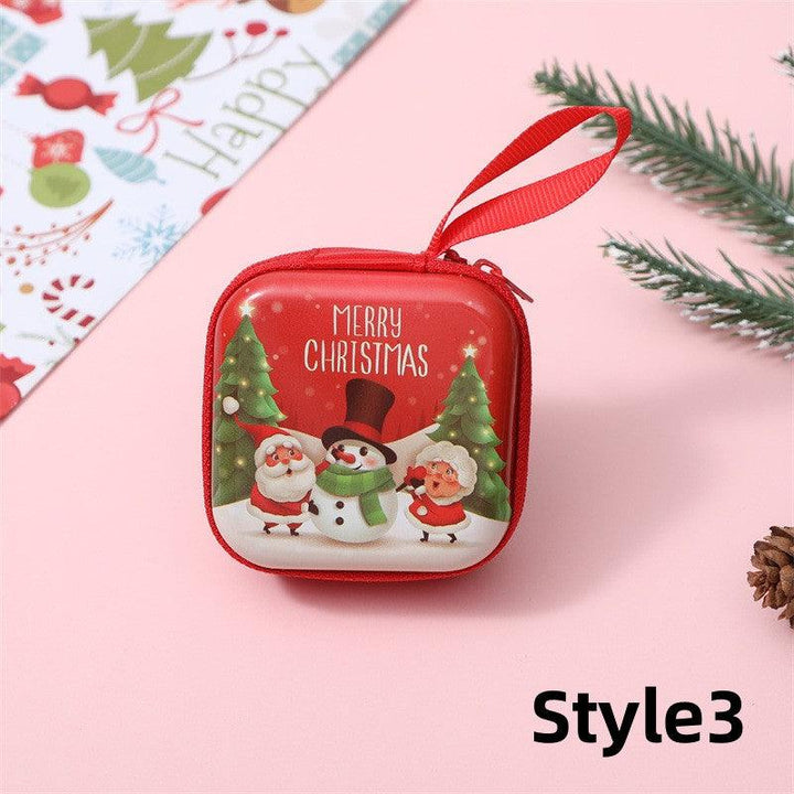 12pc Christmas Storage Bag Cartoon Print Coin Purse For Creative Square Tinplate Pocket With For Coin Card Candy - Bakeyy.com - India - 12pc Christmas Storage Bag Cartoon Print Coin Purse For Creative Square Tinplate Pocket With For Coin Card Candy - Default Title