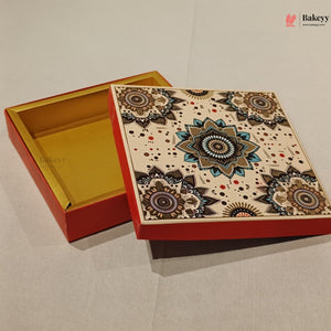 Mandala Printed Sweet & Chocolate Gift Box | With & Without Cavity | Multiple Capacities