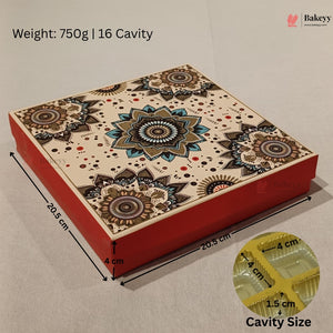 Mandala Printed Sweet & Chocolate Gift Box | With & Without Cavity | Multiple Capacities