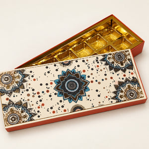 Mandala Printed Sweet & Chocolate Gift Box | With & Without Cavity | Multiple Capacities | Pack of 4