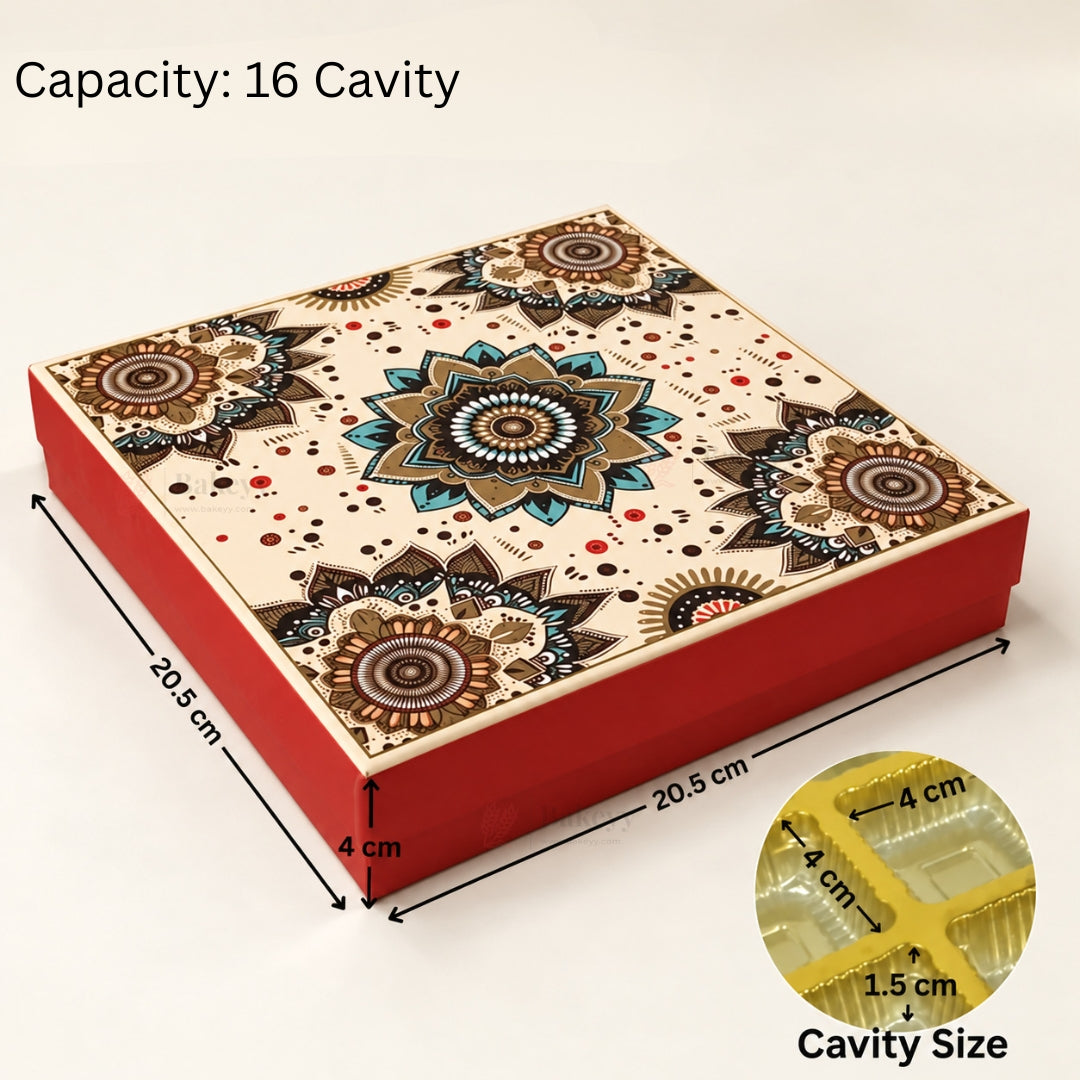 Mandala Printed Sweet Gift Box 