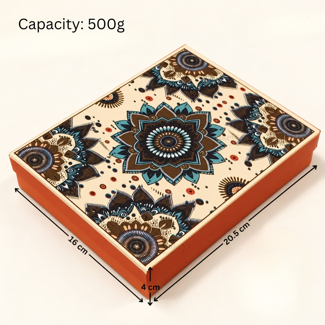 Mandala Printed Sweet Gift Box 