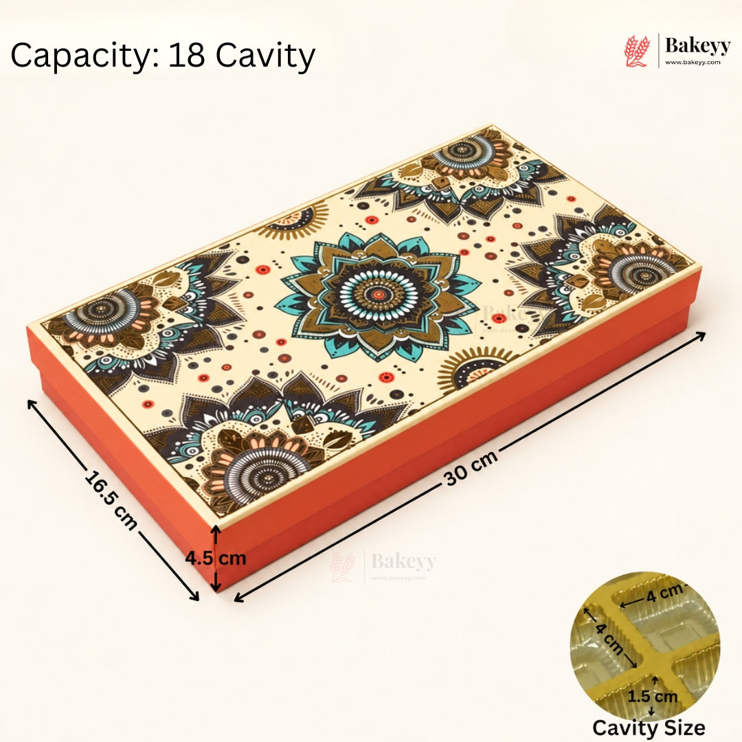 Mandala Printed Sweet Gift Box 