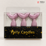 Mermaid Tail Party Candles  | Multiple Colors | 3 Pieces per Pack | Pack of 1