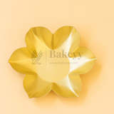 9 cm | 6 Petal Flower-Shaped Tin Jar | 1 Piece
