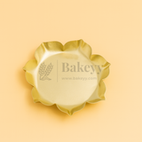 9 cm | 7 Petal Flower-Shaped Tin Jar | 1 Piece