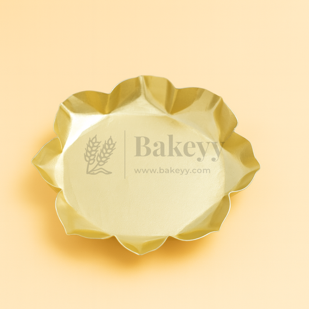 12 cm | 8 Petal Flower-Shaped Tin Jar | 1 Piece