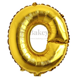 Metallic Gold Alphabet O Foil Balloon | Party Decoration | 1 Piece