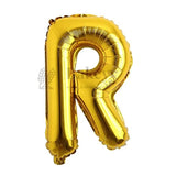 Metallic Gold Alphabet Foil Balloon | Party Decoration | 1 Piece - Bakeyy.com - India - Metallic Gold Alphabet Foil Balloon | Party Decoration | 1 Piece - R 30.00
