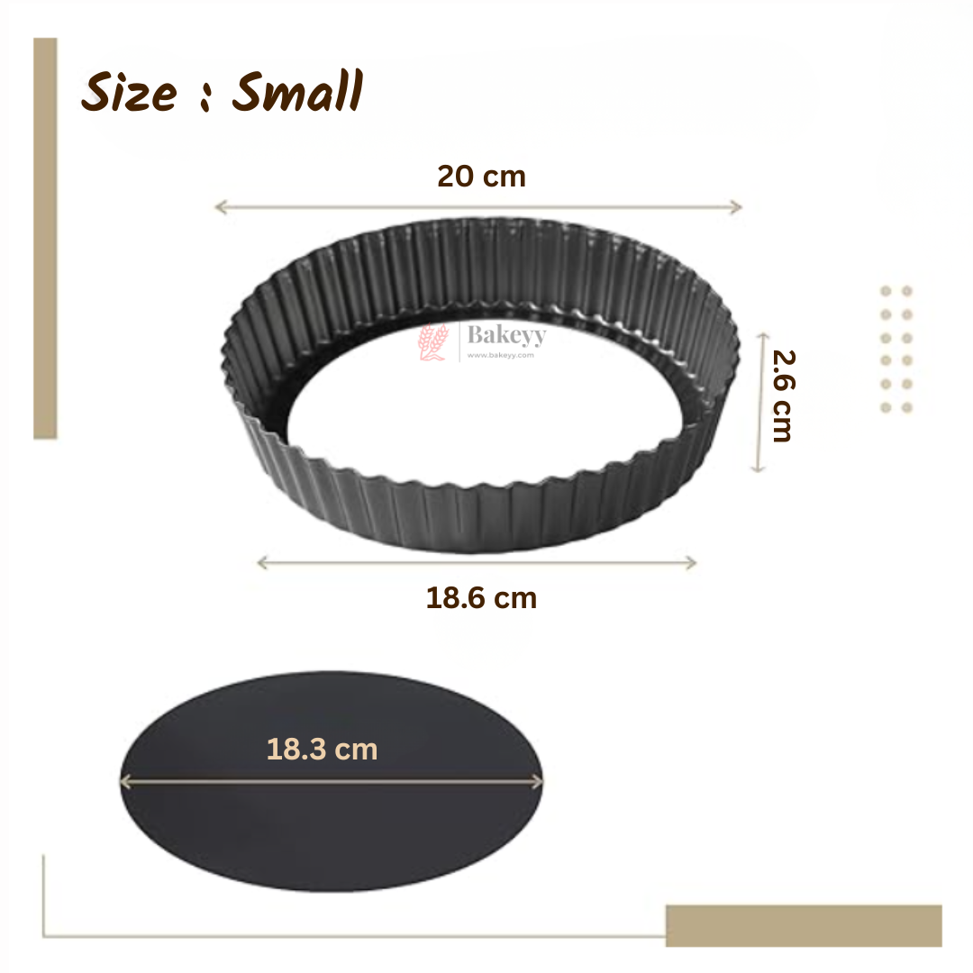 Non-Stick Pie Dish with Removable Bottom | Tart Pan