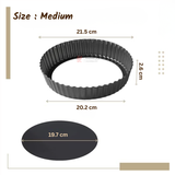 Non-Stick Pie Dish with Removable Bottom | Tart Pan