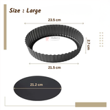 Non-Stick Pie Dish with Removable Bottom | Tart Pan