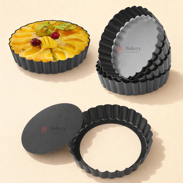 Non-Stick Pie Dish with Removable Bottom | Tart Pan