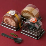 Mini Dessert Container with Clear Arch Dome Lid | Gold & Black Base Options | Premium Dessert Packaging | Pack of 50