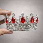 MiniRoyalCrownCakeTopperDecorativeSliverCrownwithCrystalStonesPackof1_8 - Bakeyy.com