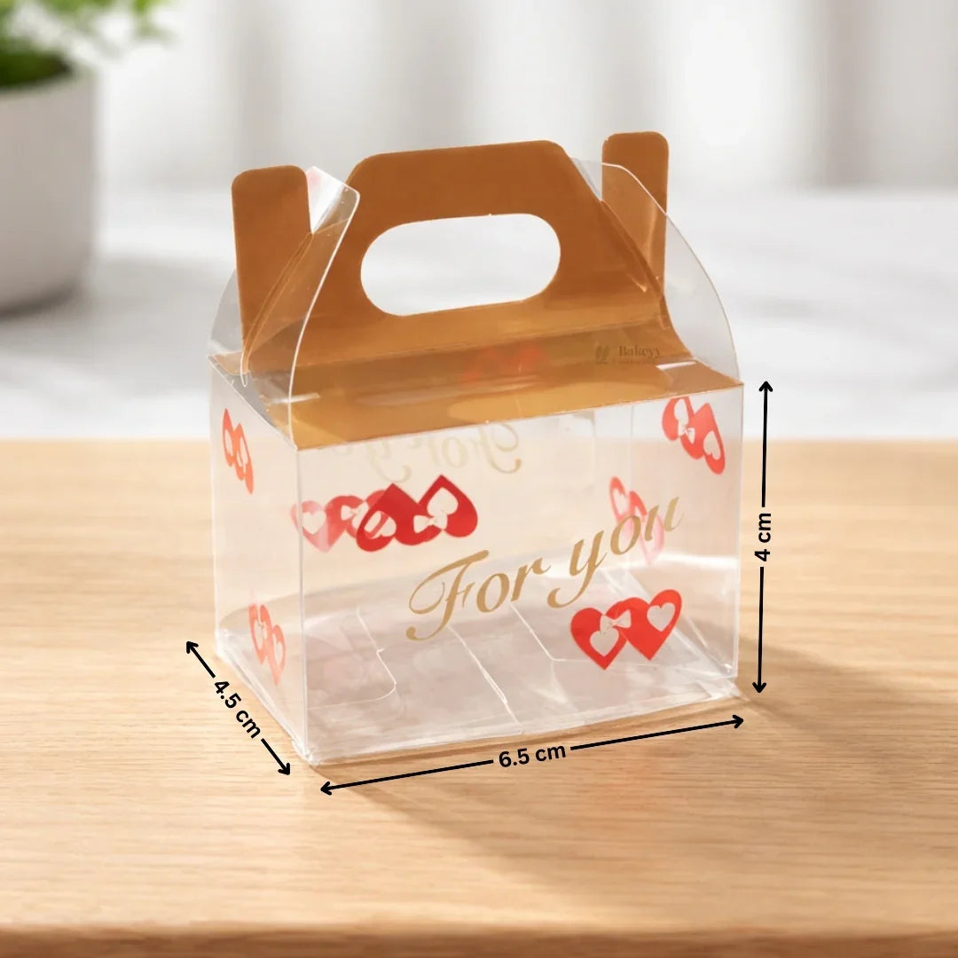 MiniTransparentPVCGiftBoxwithHandle_2 - Bakeyy.com