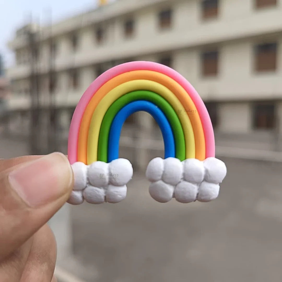 Mini Rainbow Cake Decoration Toppers | Cake Décor toppers | DIY Mini Toppers | Pack of 2