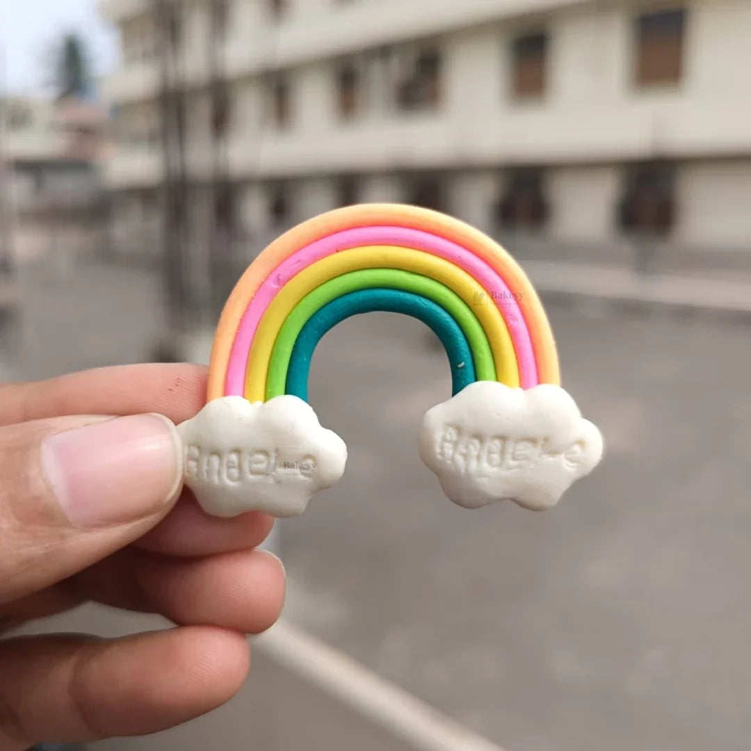 Mini Rainbow Cake Decoration Toppers | Cake Décor toppers | DIY Mini Toppers | Pack of 2