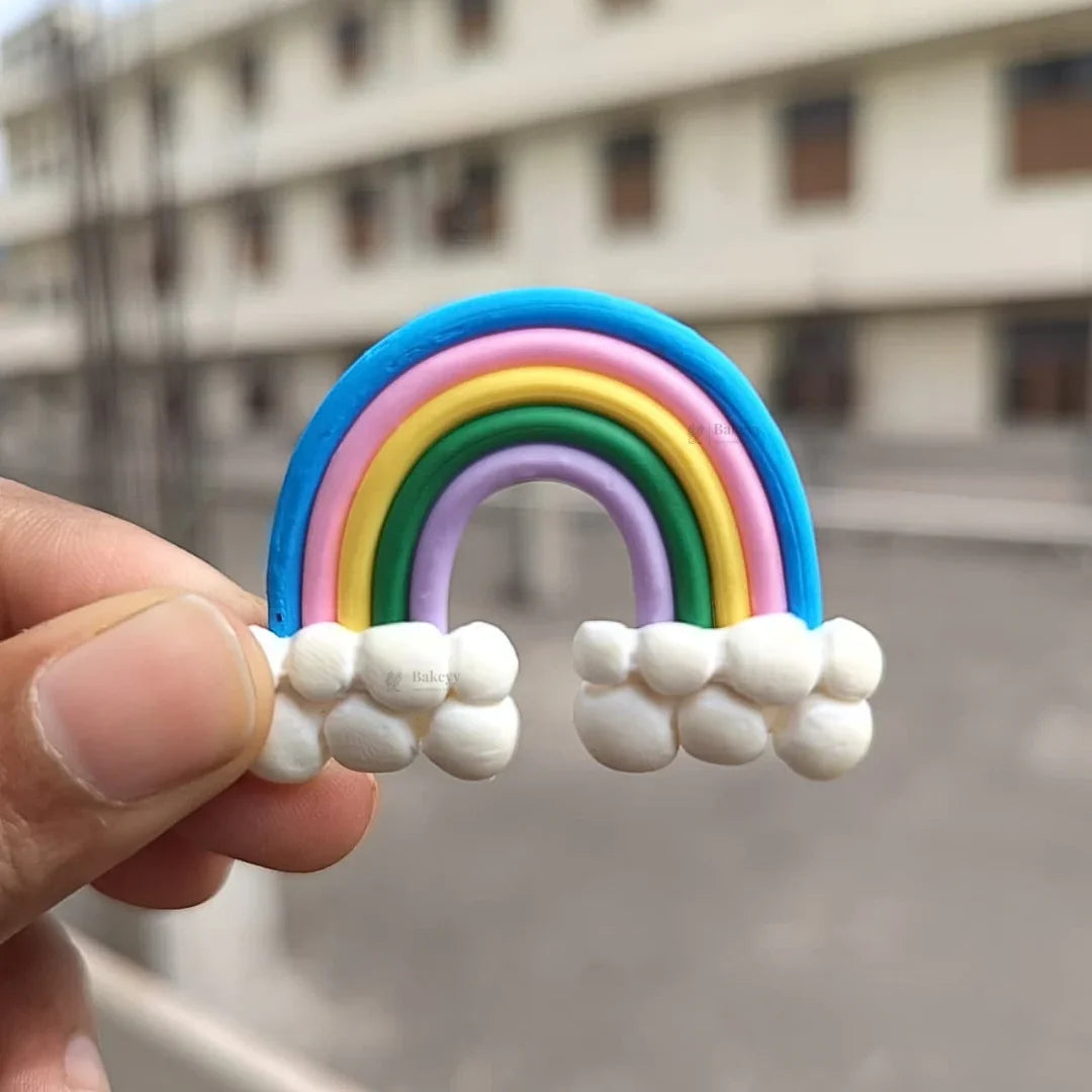 Mini Rainbow Cake Decoration Toppers | Cake Décor toppers | DIY Mini Toppers | Pack of 2