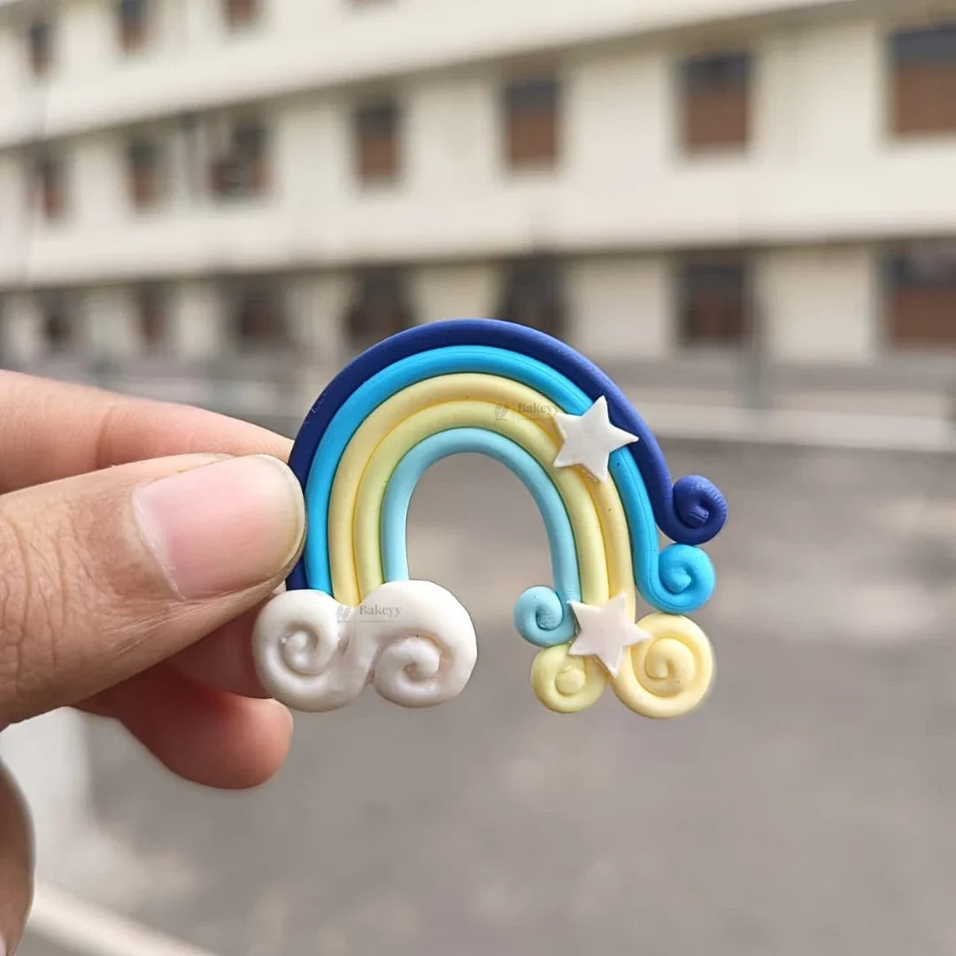 Mini Rainbow Cake Decoration Toppers | Cake Décor toppers | DIY Mini Toppers | Pack of 2