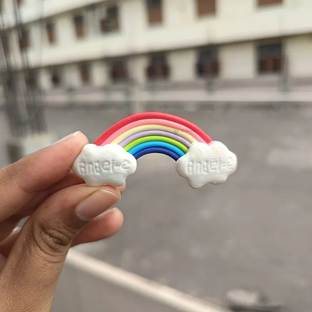 Mini Rainbow Cake Decoration Toppers | Cake Décor toppers | DIY Mini Toppers | Pack of 2