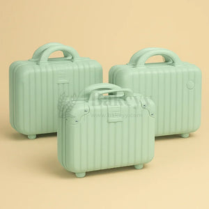 Mini Travel Storage Suitcase | Multipurpose Hard-Shell Organizer | Hand Luggage | Bag Organizer | 1 Piece - Bakeyy.com - India - Mini Travel Storage Suitcase | Multipurpose Hard-Shell Organizer | Hand Luggage | Bag Organizer | 1 Piece - Light Green 730.00