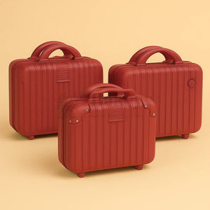 Mini Travel Storage Suitcase | Multipurpose Hard-Shell Organizer | Hand Luggage | Bag Organizer | 1 Piece - Bakeyy.com - India - Mini Travel Storage Suitcase | Multipurpose Hard-Shell Organizer | Hand Luggage | Bag Organizer | 1 Piece - Red 730.00