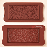 1 Cavity | Mini Heart Pattern Silicone Bar Chocolate Mould