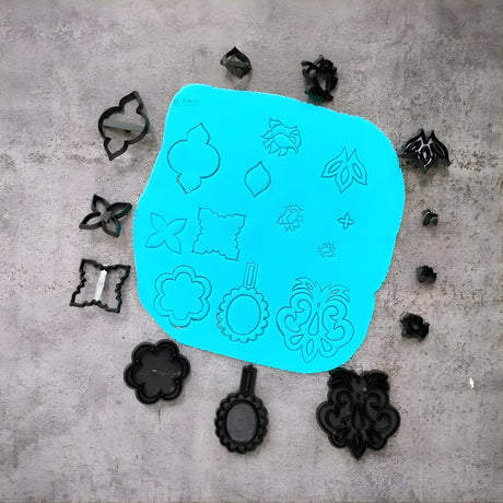 Mix & Match Side Design Cookie Cutter Set | Decorative Border Collection | Pack of 1