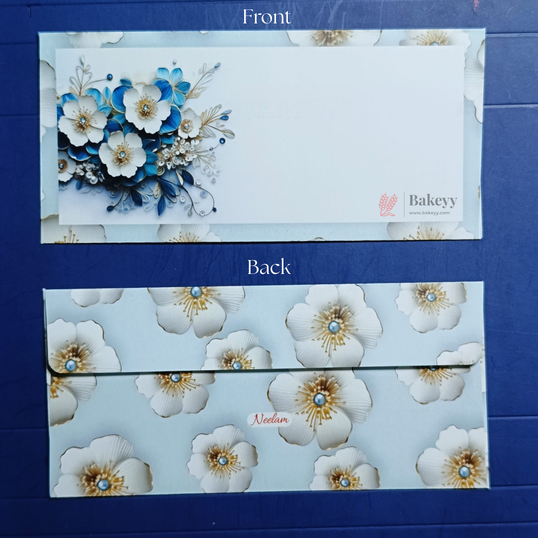 Floral & Artistic Printed Money Envelopes | Premium Cash & Gift Envelopes | Multiple Elegant Designs | Pack of 25