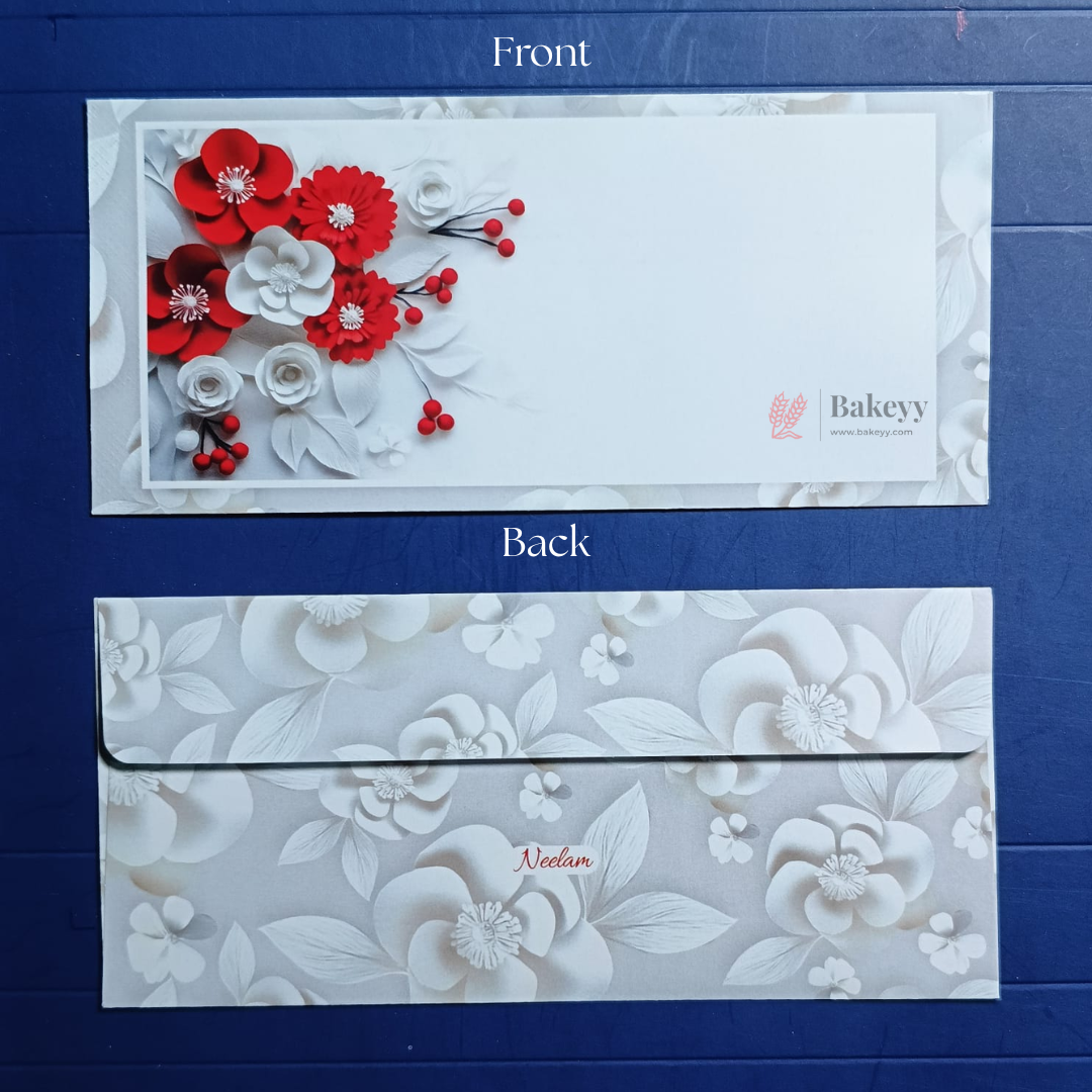 Floral & Artistic Printed Money Envelopes | Premium Cash & Gift Envelopes | Multiple Elegant Designs | Pack of 25