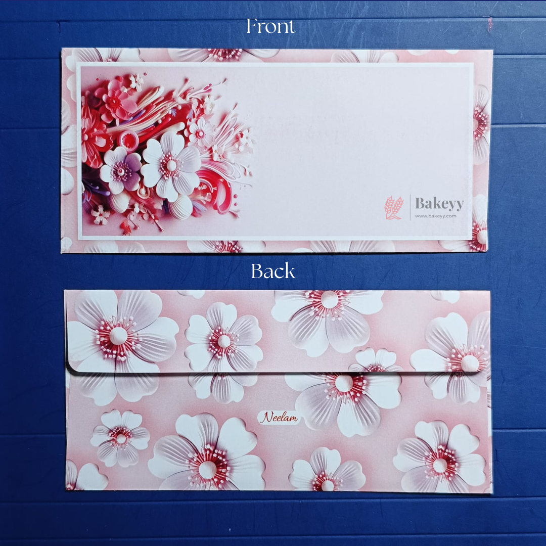 Floral & Artistic Printed Money Envelopes | Premium Cash & Gift Envelopes | Multiple Elegant Designs | Pack of 25