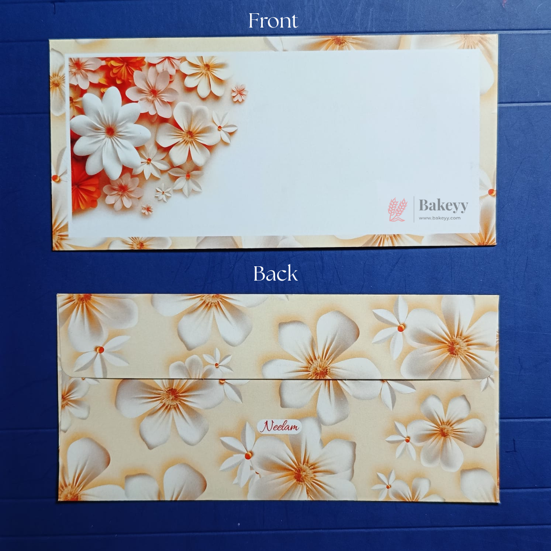 Floral & Artistic Printed Money Envelopes | Premium Cash & Gift Envelopes | Multiple Elegant Designs | Pack of 25