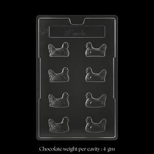 Mould112SmallChickenChocolateMould8CavityPackof1_1 - Bakeyy.com
