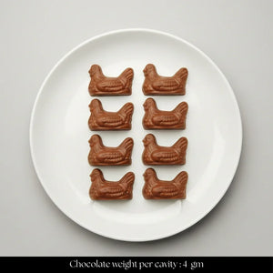 Mould112SmallChickenChocolateMould8CavityPackof1_3 - Bakeyy.com