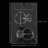 Mould 155 | Diamond Ring Chocolate Mould | 2 Cavity | Pack of 1
