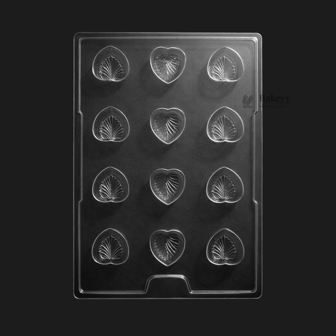 Mould 160 | Heart-Shaped Chocolate Mould | Baking Accessories | Plastic Chocolate Mould | Party Favor Mould | Pack of 1