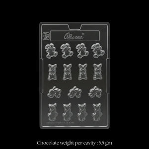Mould221SmallEasterRabbitChocolateMold12CavityPackof1_1 - Bakeyy.com