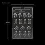 Mould 221 | Small Easter Rabbit Chocolate Mold | 12 Cavity | Pack of 1