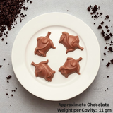 Mould 224 | Rose Bud Chocolate Mould | 3D Floral Chocolate Shape | Food-Grade Plastic | Pack of 1