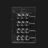 Mould 277 | Heart Shape Chocolate Lollipop Mould | Baking Accessories | Party Favor Mould | Pack of 1