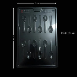 Mould345-SpoonMouldChocolateMouldTrayBakingAccessoriesPlasticChocolateMouldPartyFavorMouldPackof1_2 - Bakeyy.com