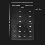 Mould 365 | Mini Heart Chocolate Mould | Little Hearts Chocolate Shape | Food-Grade Plastic Chocolate Mould | Pack of 1