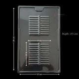 Mould 513-  Cacao  Square Ribbed Design Mould | 2 Cavity | Party Favor Mould | Pack of 1