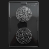Mould 631 | Round Florentine Chocolate Mould | Embossed Swirl Designer Chocolate | Florentine Style Chocolate Making | Pack of 1