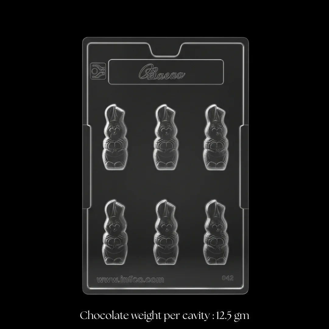 Mould64SmallEasterRabbitChocolateMold6Cavity_1 - Bakeyy.com