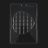 Mould 681 | Dubai Kunafa Heart Chocolate Mould Tray | Baking Accessories | Plastic Chocolate Mould | Party Favor Mould | Pack of 1