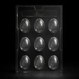 Mould 80 | Crack Pattern Egg Chocolate Mold | 9 Cavity | Pack of 1